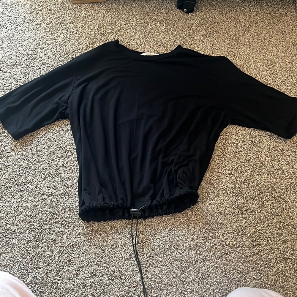 black shirt